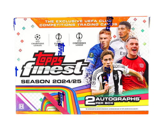 2024/25 Topps UEFA Club Competitions Finest Soccer Hobby Box (BRAND NEW CASE)