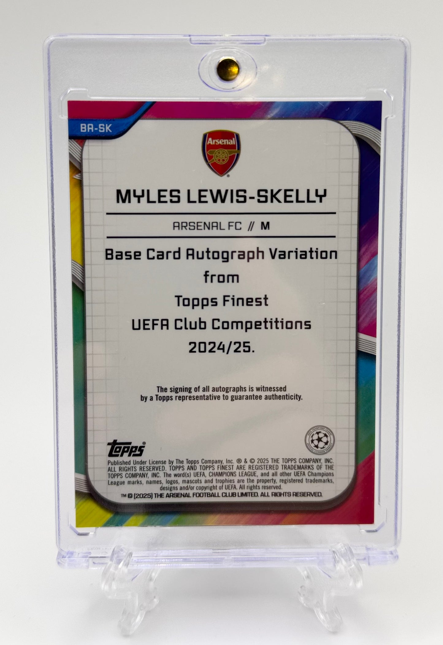Myles Lewis Skelly Auto - 24/50