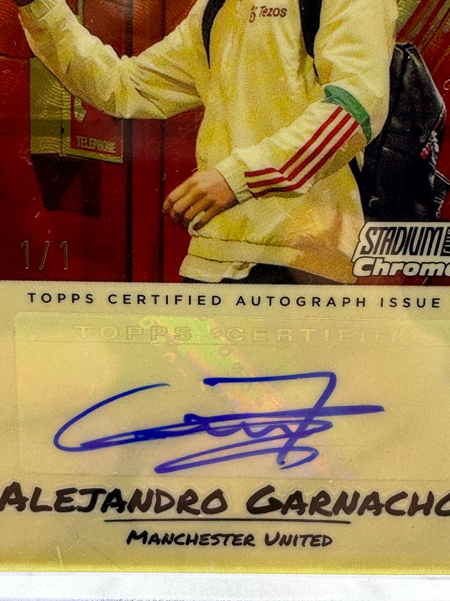 ALEJANDRO GARNACHO AUTOGRAPH 1/1