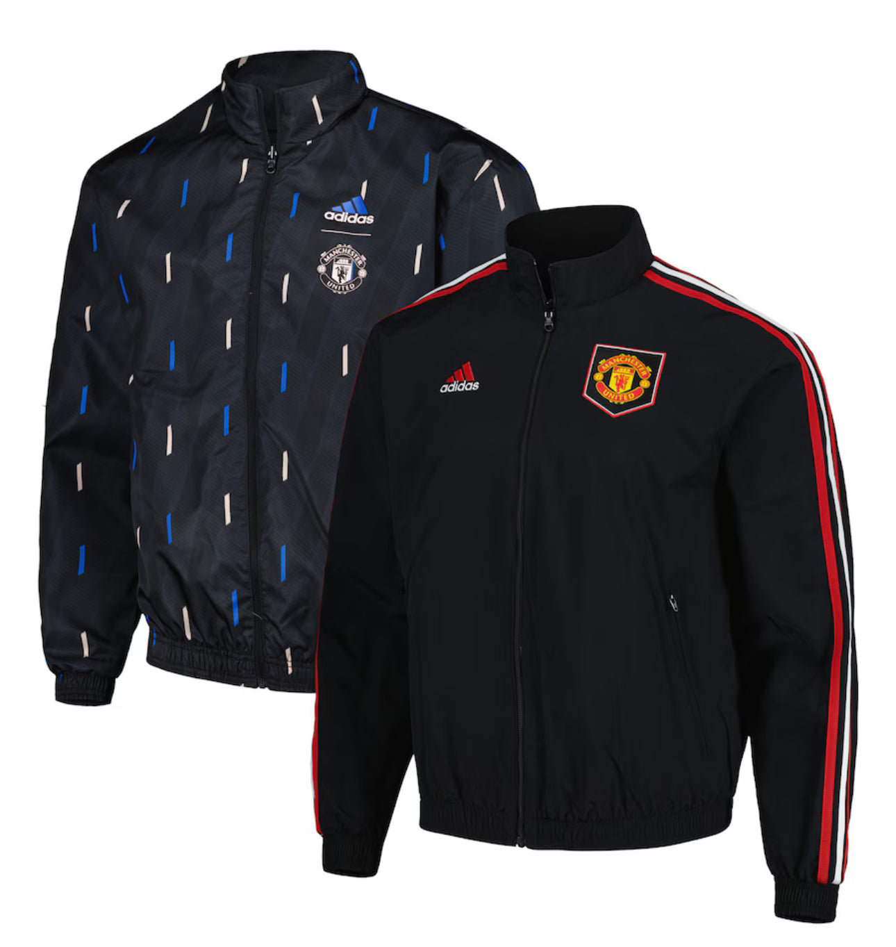 Manchester United Vintage Reversible Zip-Up Jacket