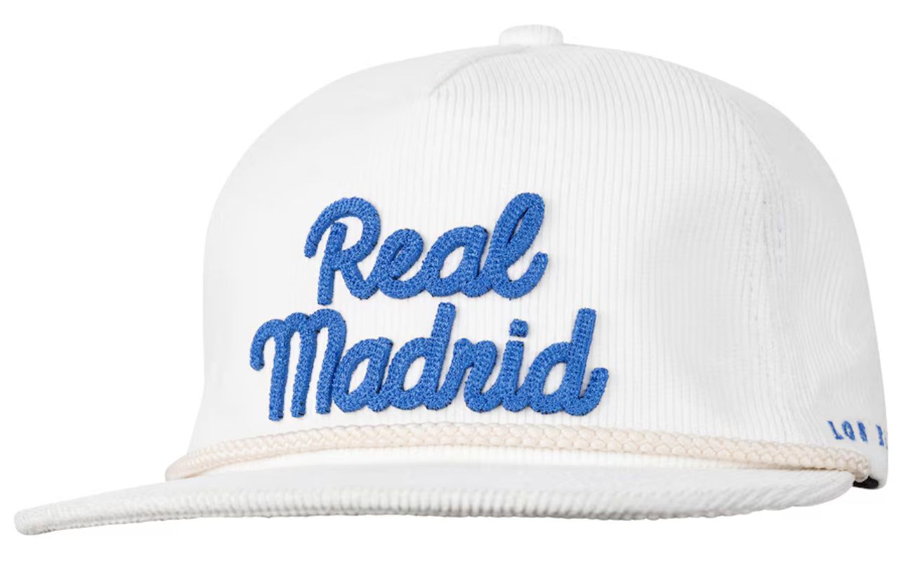 Real Madrid Corduroy Golfer Adjustable Hat