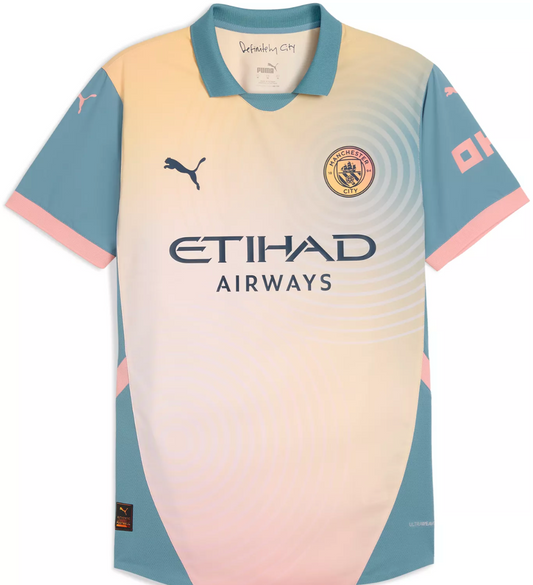 Manchester City Authentic 'Definitely City' Jersey 2024/25 In Collector's Box